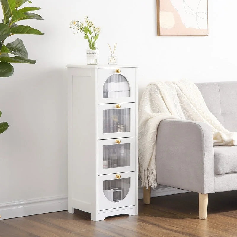 Badezimmer-Bodenschrank mit 4 Schubladen