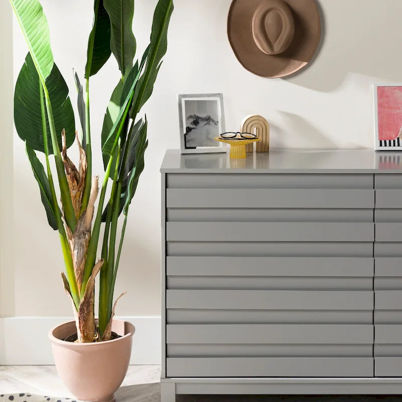 Moderne Kommode aus Massivholz mit 6 Schubladen