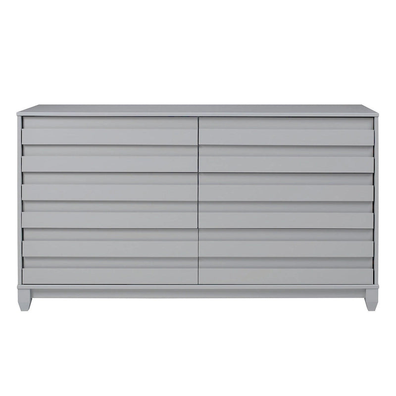 Moderne Kommode aus Massivholz mit 6 Schubladen