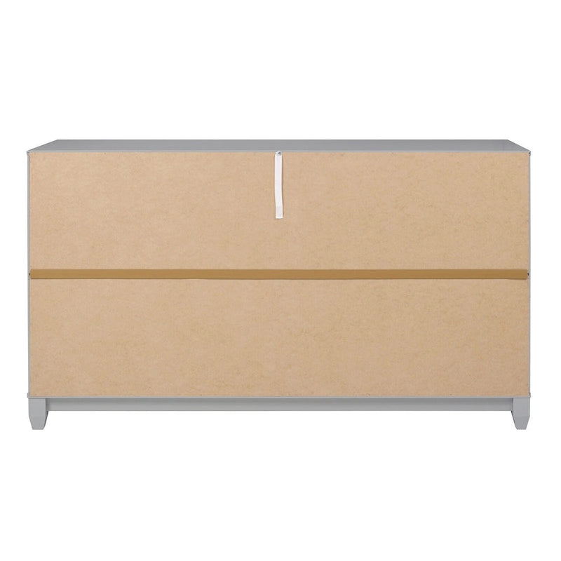 Moderne Kommode aus Massivholz mit 6 Schubladen