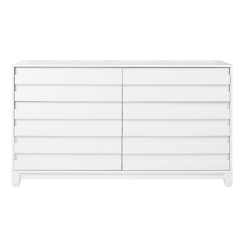 Moderne Kommode aus Massivholz mit 6 Schubladen