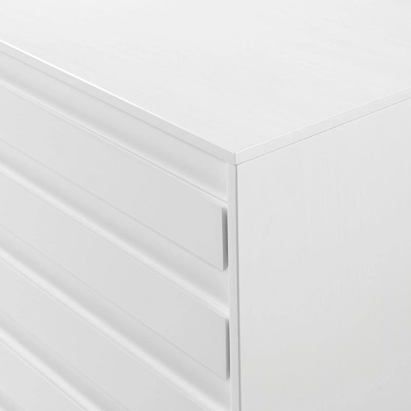 Moderne Kommode aus Massivholz mit 6 Schubladen