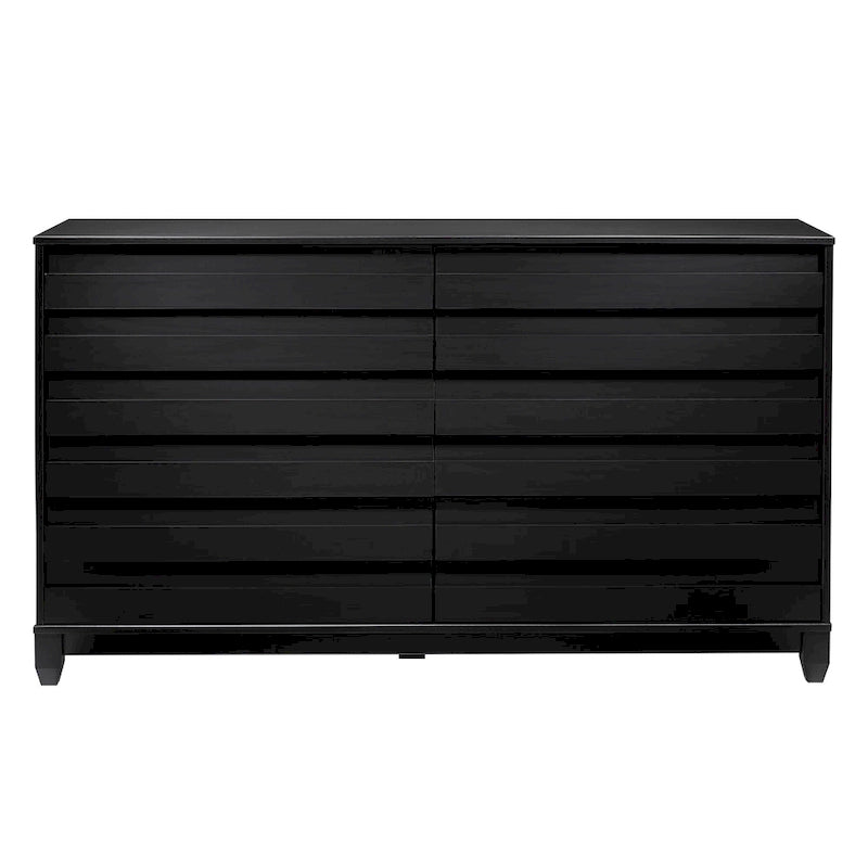 Moderne Kommode aus Massivholz mit 6 Schubladen