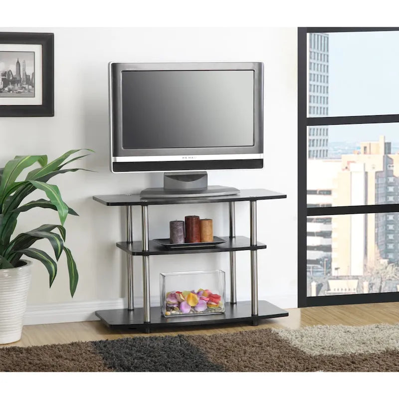 Convenience Concepts Designs2Go No Tools 3 Tier TV Stand