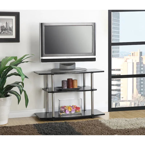 Convenience Concepts Designs2Go No Tools 3 Tier TV Stand