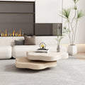 JASIWAY Modern Creative Cloud Rotating Coffee Table