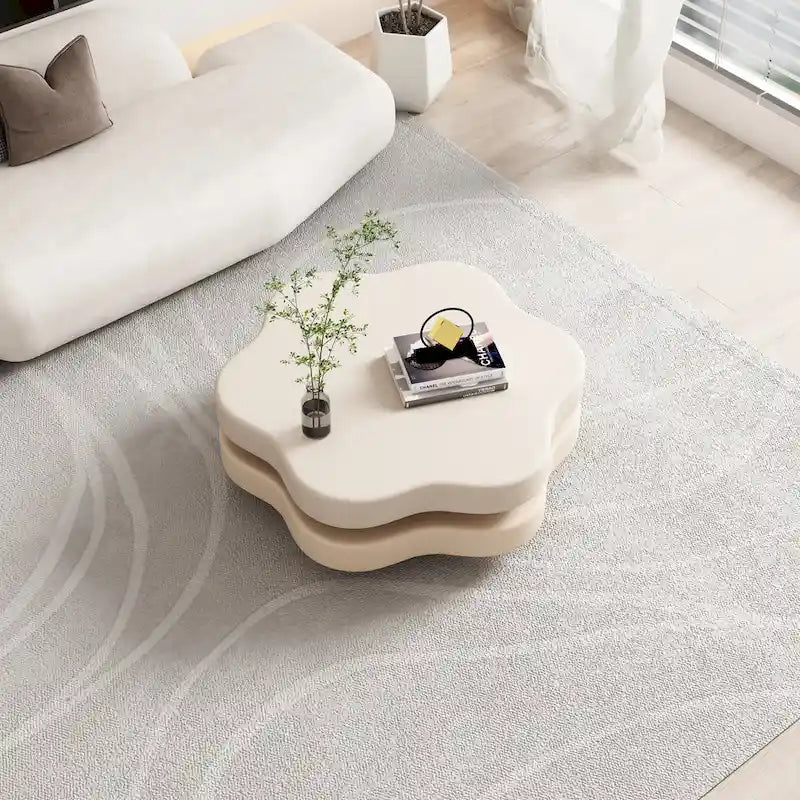 Modern Creative Rotating Coffee Table