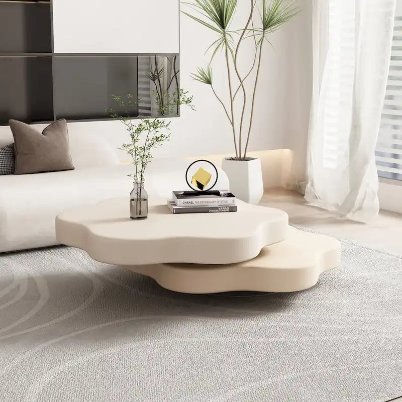 Modern Creative Rotating Coffee Table