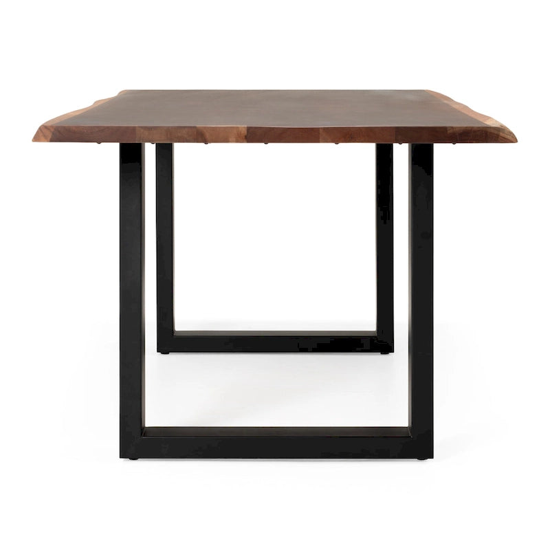 Modern Live Edge Wood Dining Table