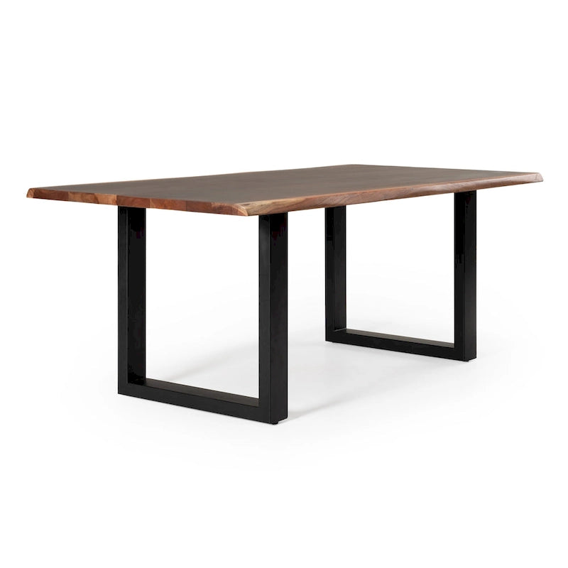 Modern Live Edge Wood Dining Table