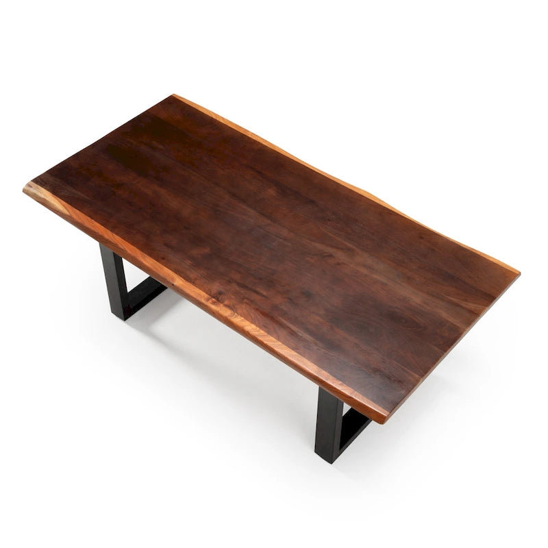 Modern Live Edge Wood Dining Table