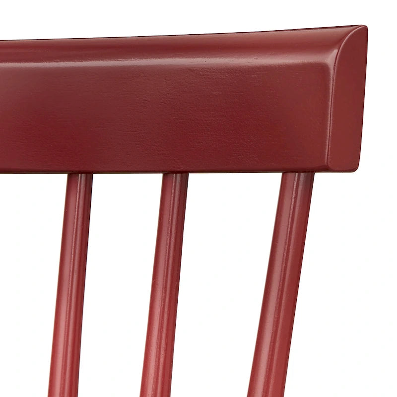 Solid Wood Spindle Dining Chairs (Set of 2)