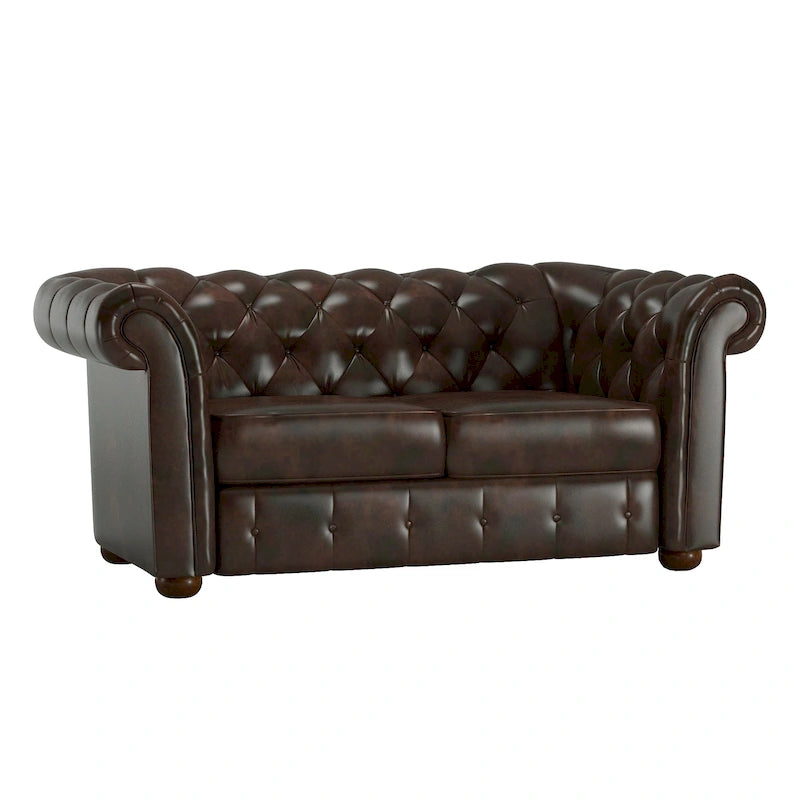 Divanetto Chesterfield trapuntato