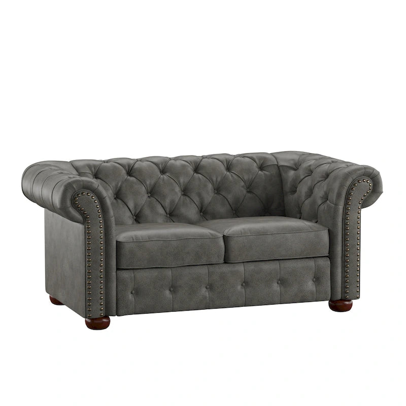 Divanetto Chesterfield trapuntato