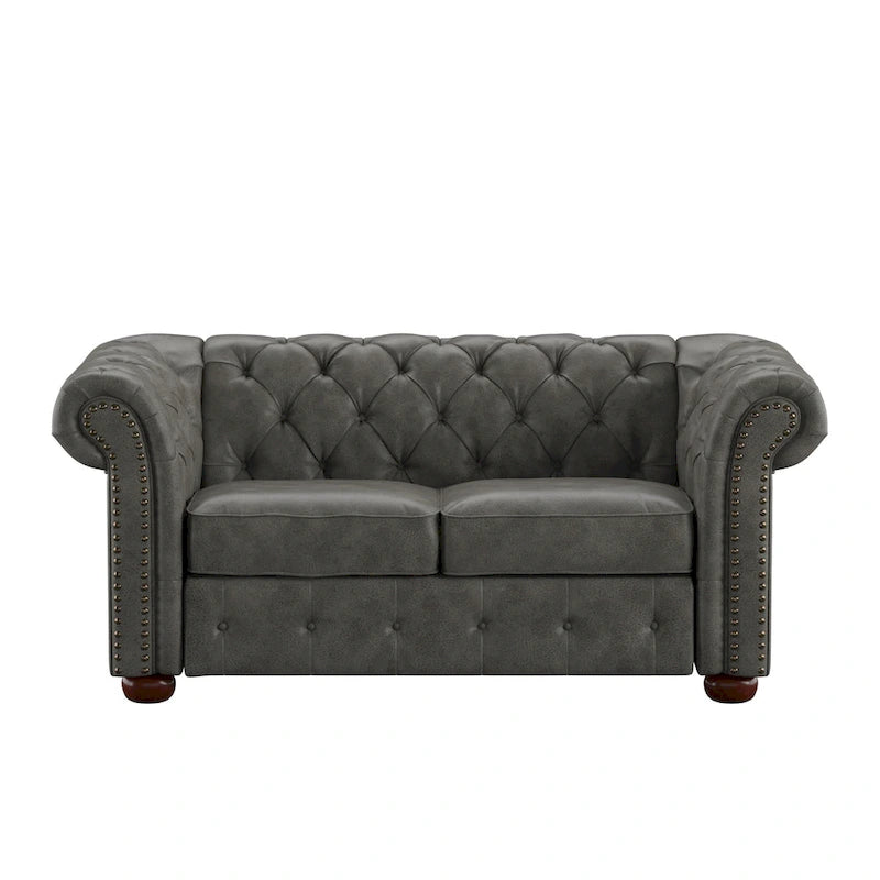 Divanetto Chesterfield trapuntato
