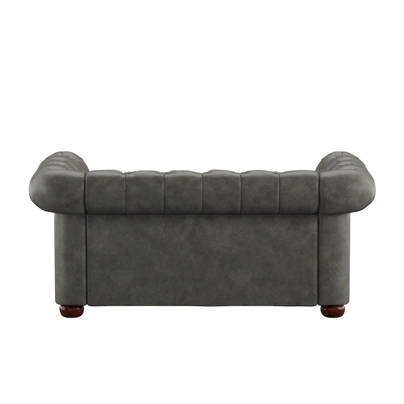 Divanetto Chesterfield trapuntato