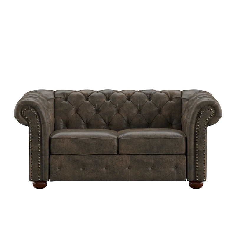 Divanetto Chesterfield trapuntato