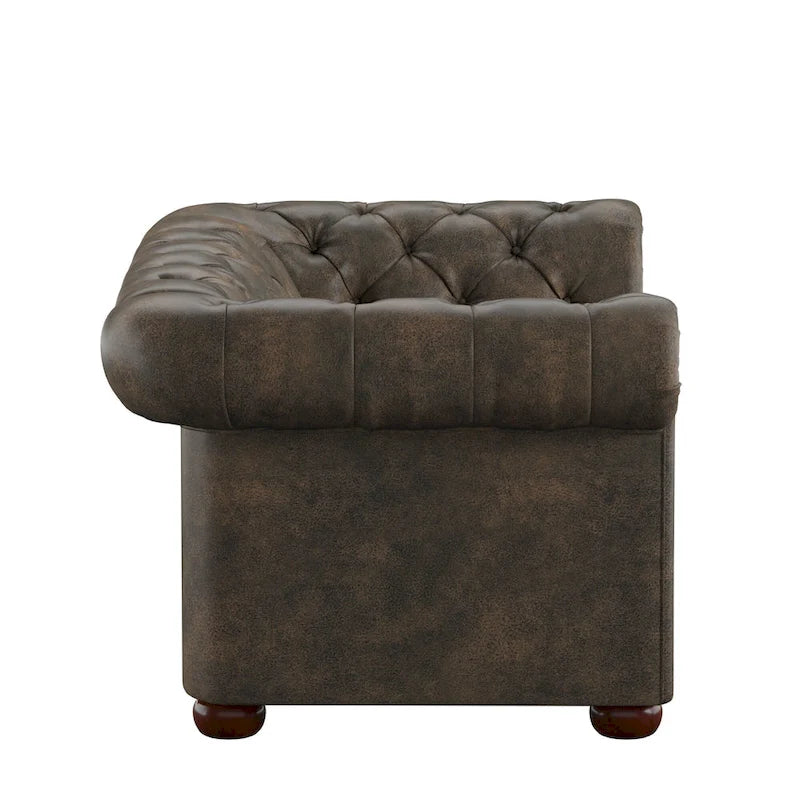 Divanetto Chesterfield trapuntato