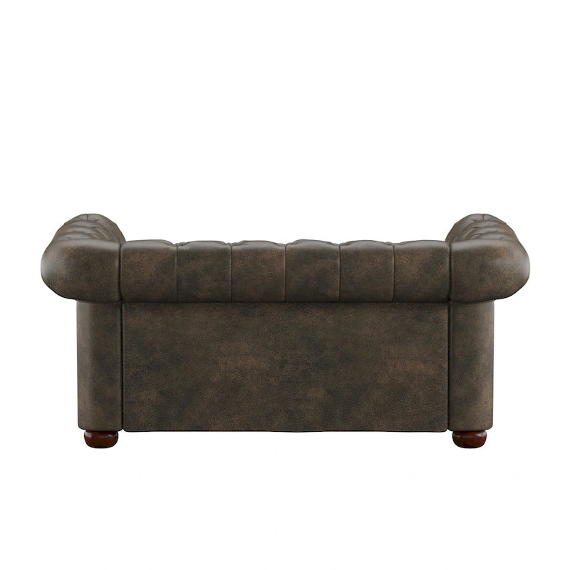 Divanetto Chesterfield trapuntato