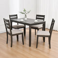 Ladder Back Dining Chairs Set of 4