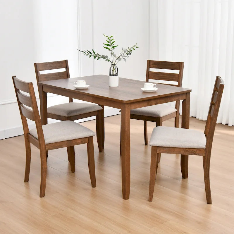 Ladder Back Dining Chairs Set of 4