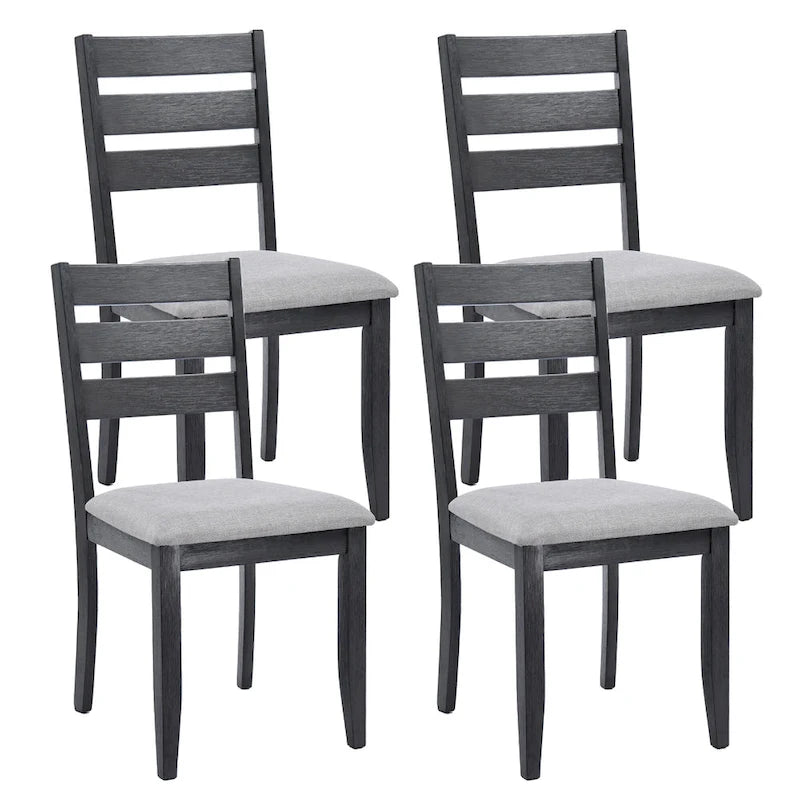 Ladder Back Dining Chairs Set of 4