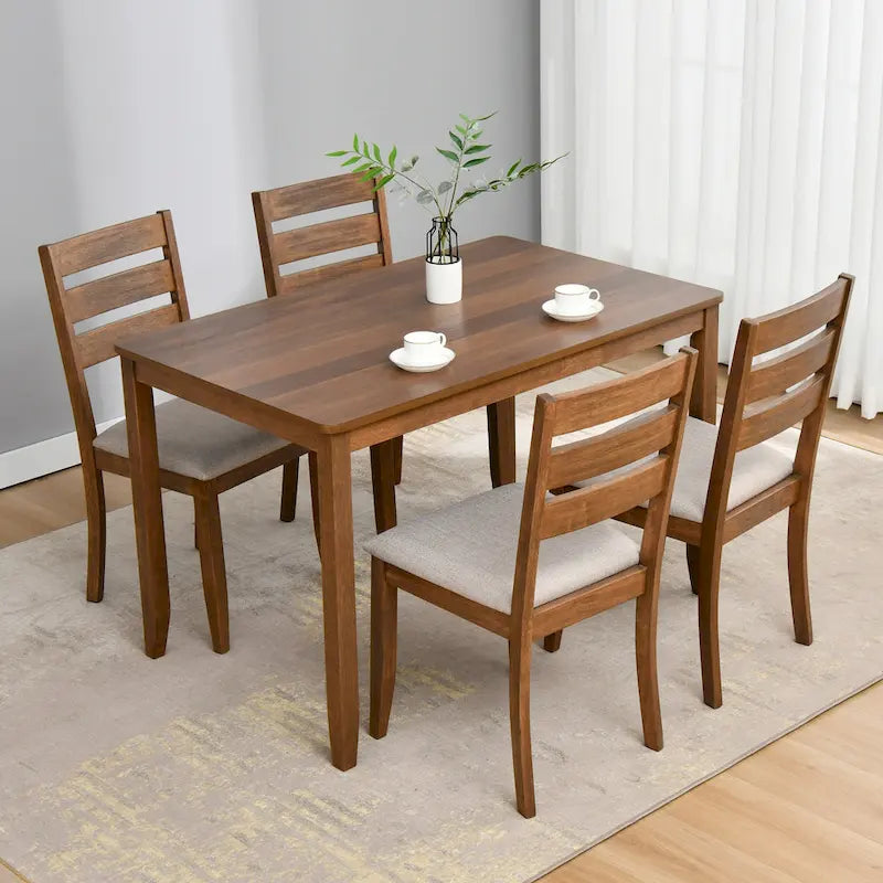 Ladder Back Dining Chairs Set of 4