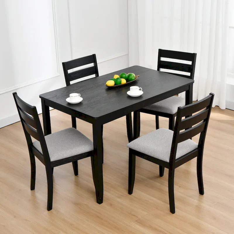 Ladder Back Dining Chairs Set of 4