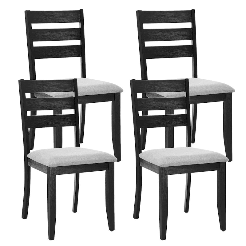 Ladder Back Dining Chairs Set of 4