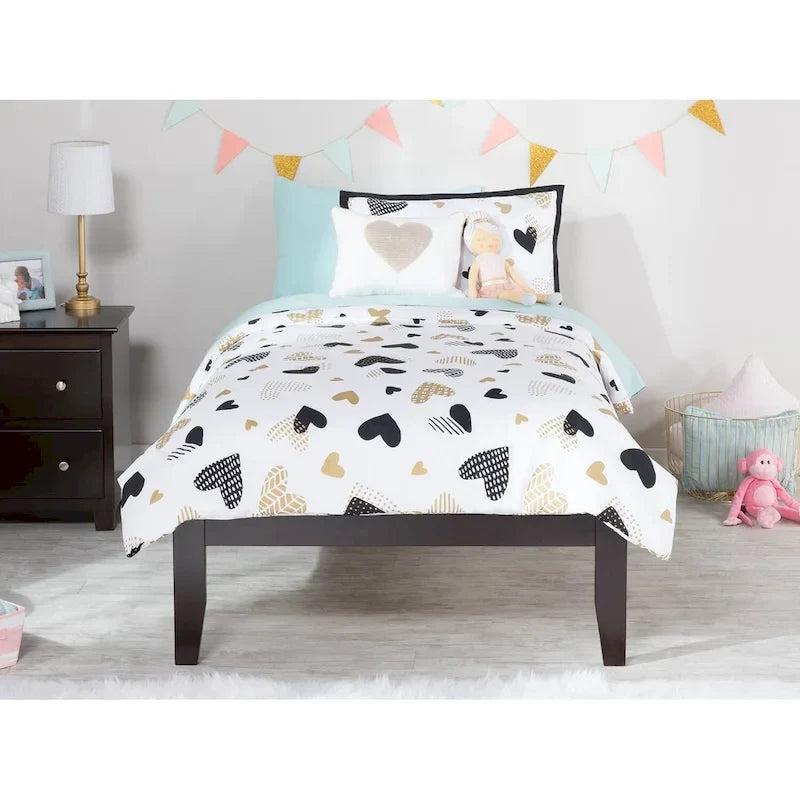 Twin XL Platform Bed in Espresso