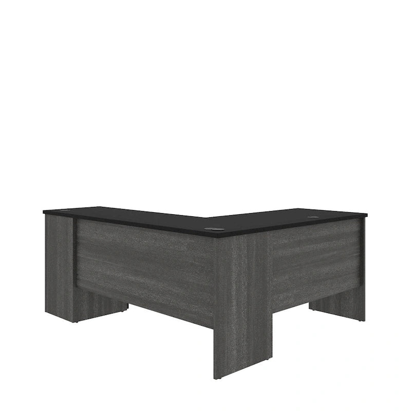 L-Shaped Desk with Storage
