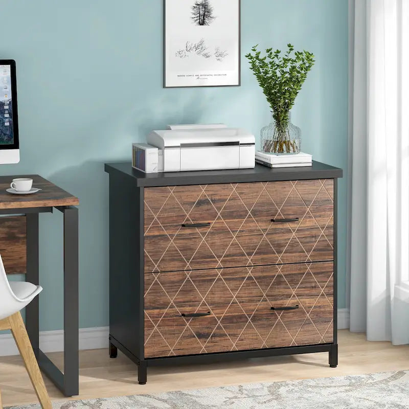 2-Drawer Lateral File Cabinet for Home & Office