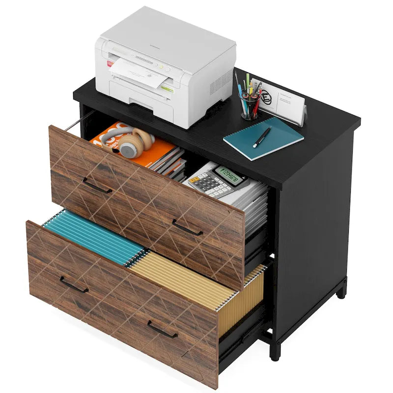 2-Drawer Lateral File Cabinet for Home & Office