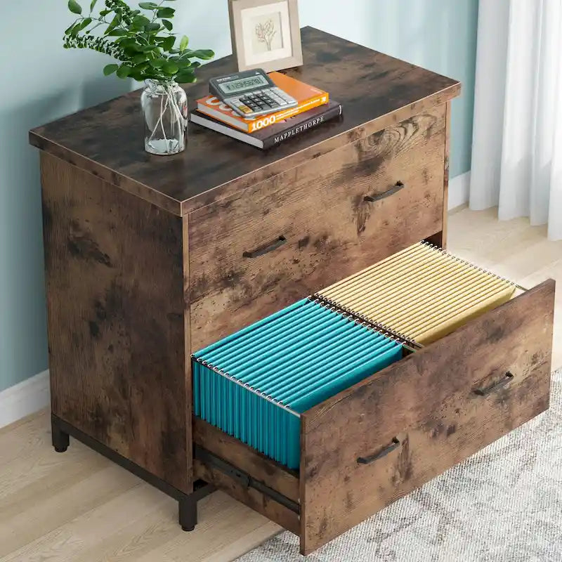 2-Drawer Lateral File Cabinet for Home & Office