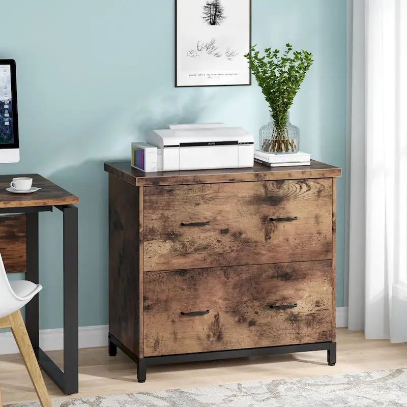 2-Drawer Lateral File Cabinet for Home & Office