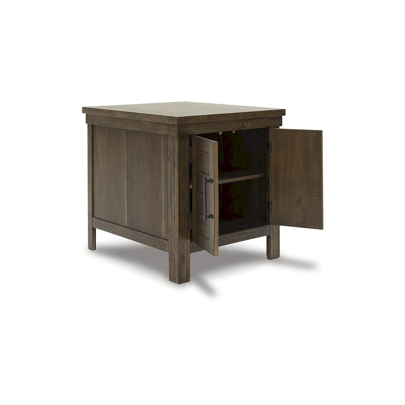Brauner Beistelltisch - 24W x 26D x 25H