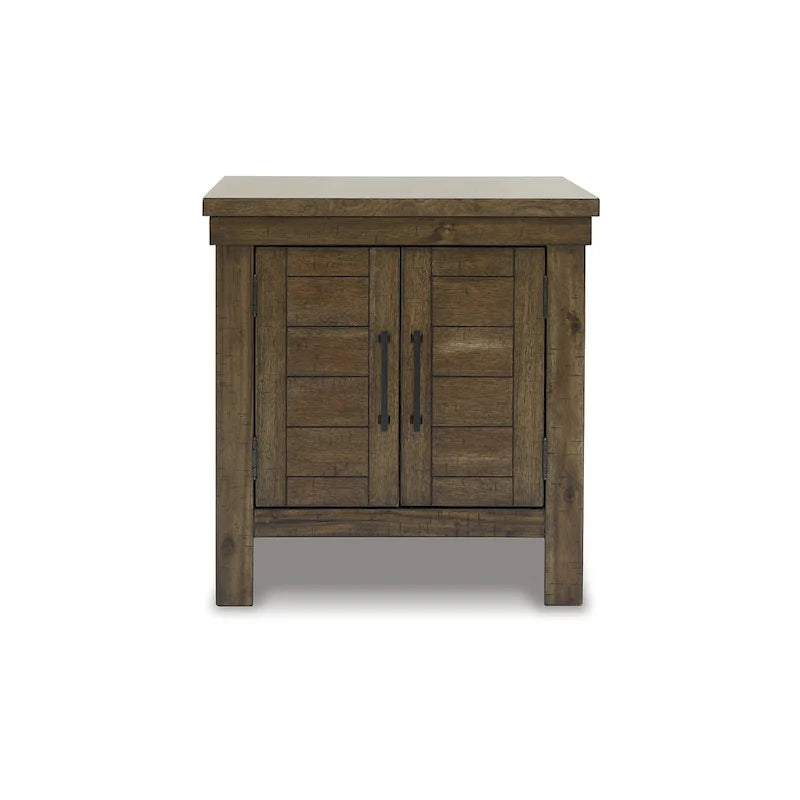 Brauner Beistelltisch - 24W x 26D x 25H