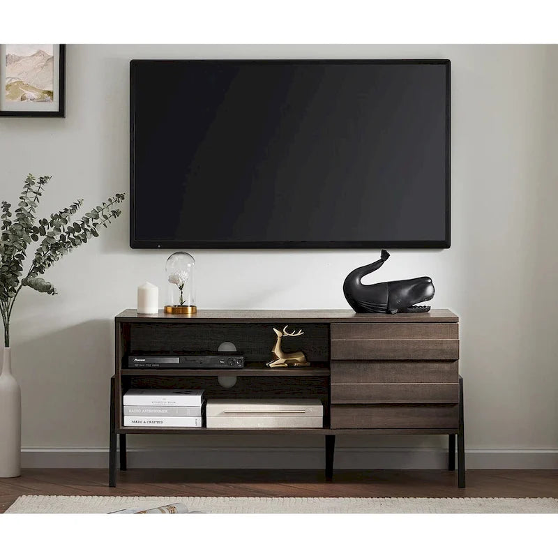 TV-Konsole aus Holz für Fernseher bis 55 Zoll