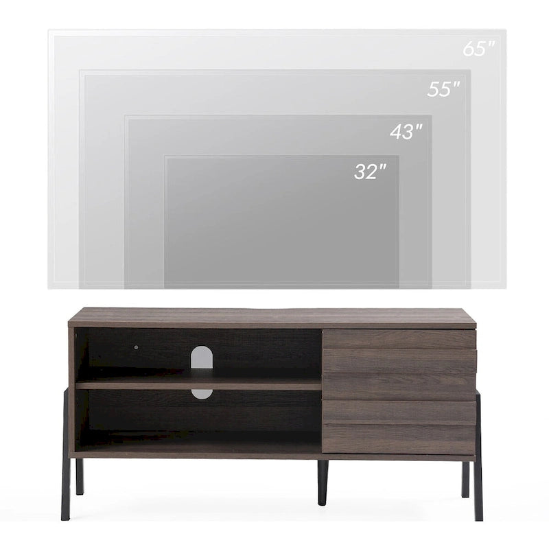 TV-Konsole aus Holz für Fernseher bis 55 Zoll
