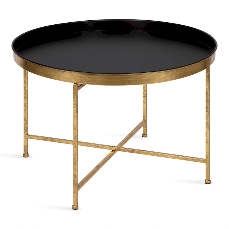 Runder Metall-Couchtisch - 28.25x28.25x19