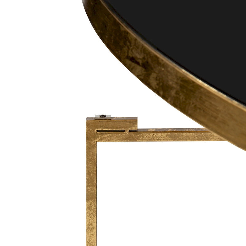Runder Metall-Couchtisch - 28.25x28.25x19