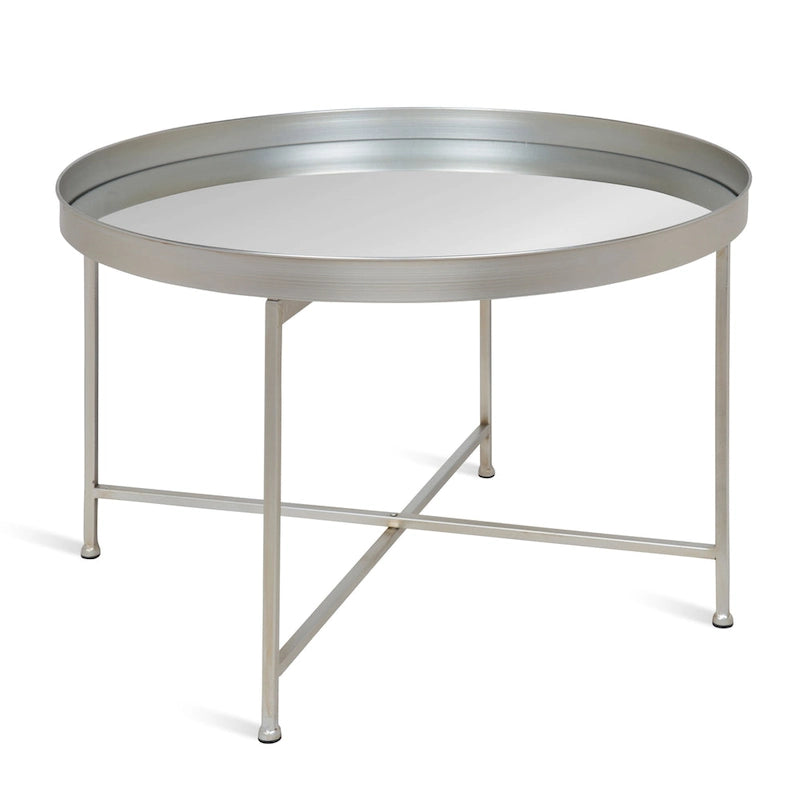 Runder Metall-Couchtisch - 28.25x28.25x19