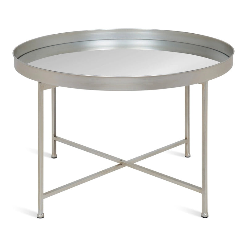 Runder Metall-Couchtisch - 28.25x28.25x19