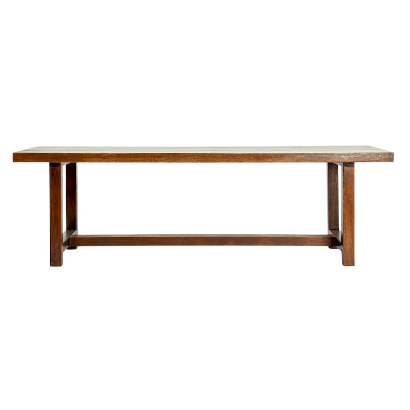 Panca a cavalletto in acacia